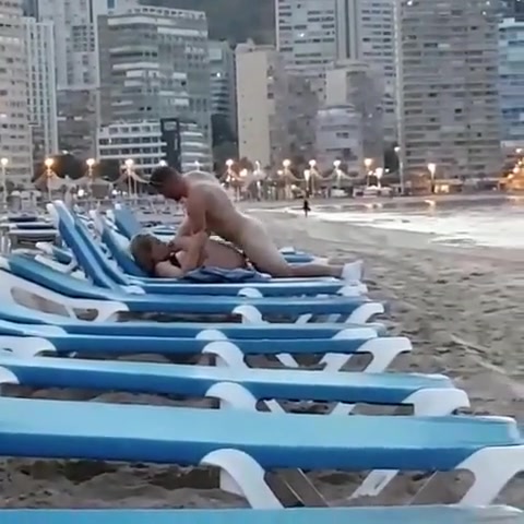 Nude Beach Sex Public - Beach voyeur sex a couple is caught fucking in public